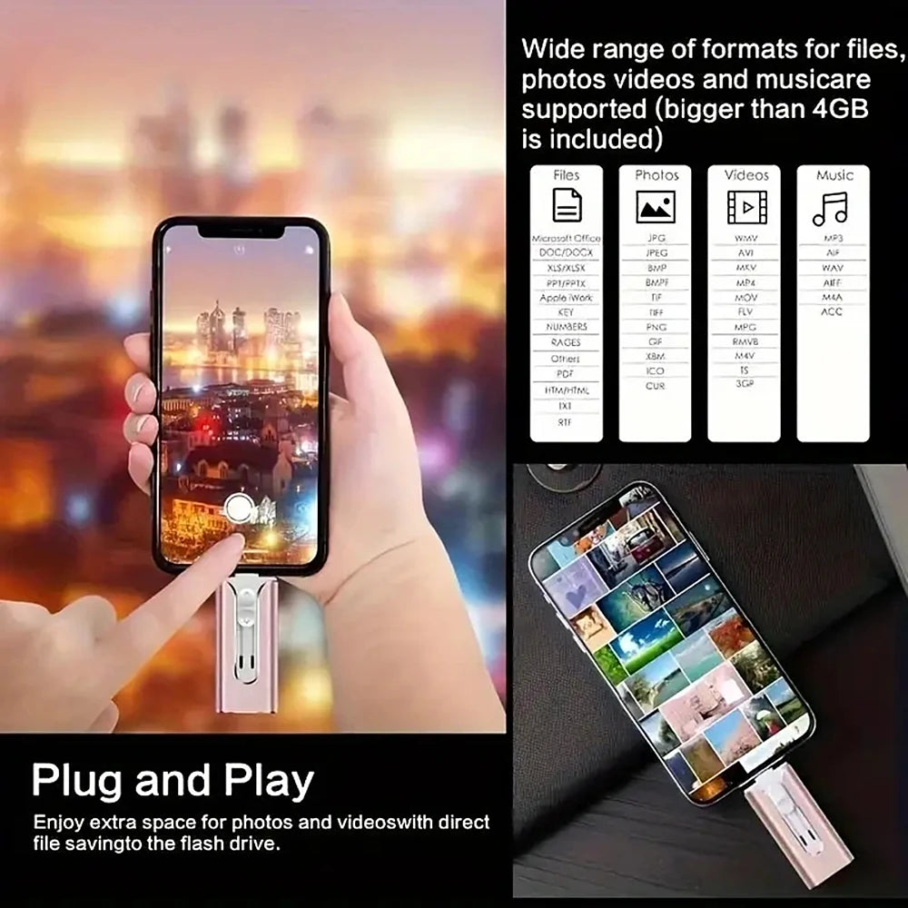 ElecStorageco™ Usb Flash Drive IOS