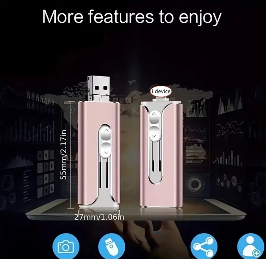 ElecStorageco™ Usb Flash Drive IOS
